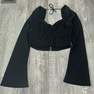 Black Princess Polly top